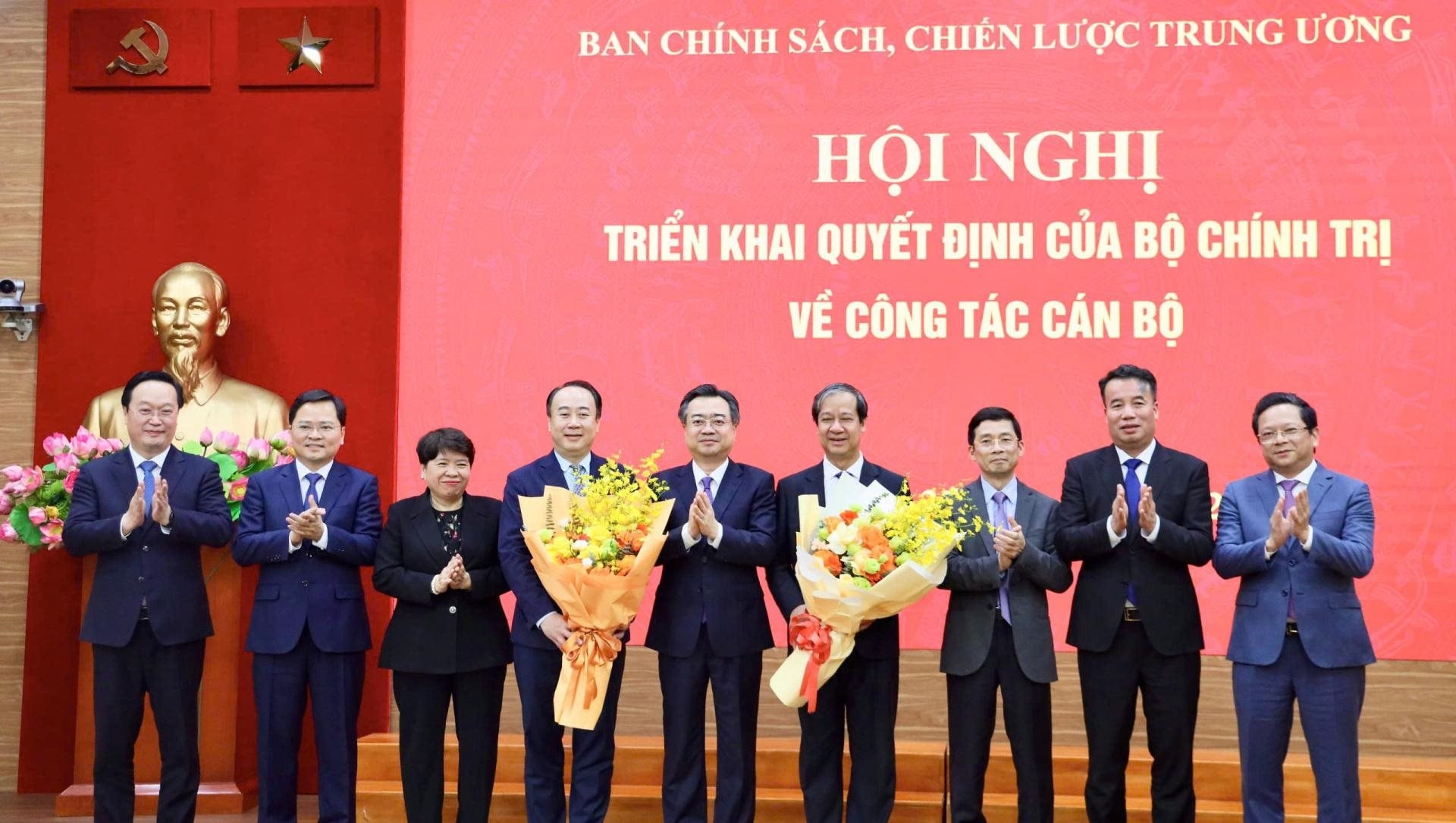 Ông Nguyễn Kim Sơn, Nguyễn Sỹ Hiệp giữ chức Phó ban Chính sách, chiến lược Trung ương