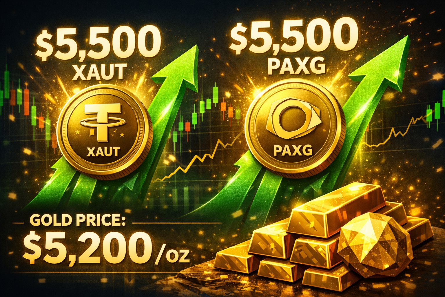 “Vàng số” tăng vọt lên 5.500 USD khi Mỹ và Isarel tấn công Iran