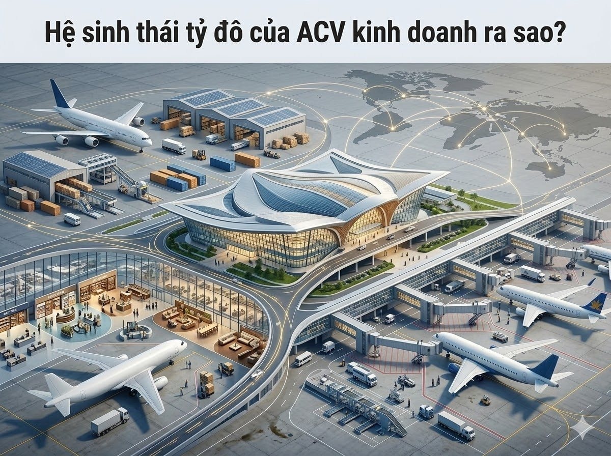 Hệ sinh thái tỷ đô trên sàn chứng khoán của ACV kiếm tiền ra sao ? 