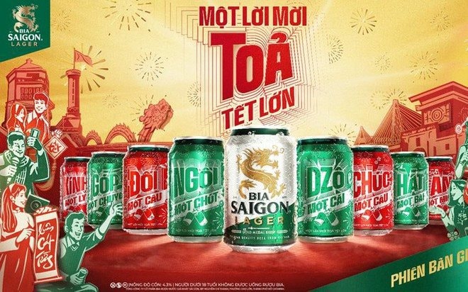 Bắt nhịp “Một lời mời, tỏa Tết lớn” - Thử thách sáng tạo của Bia Saigon gắn kết người dùng cả nước