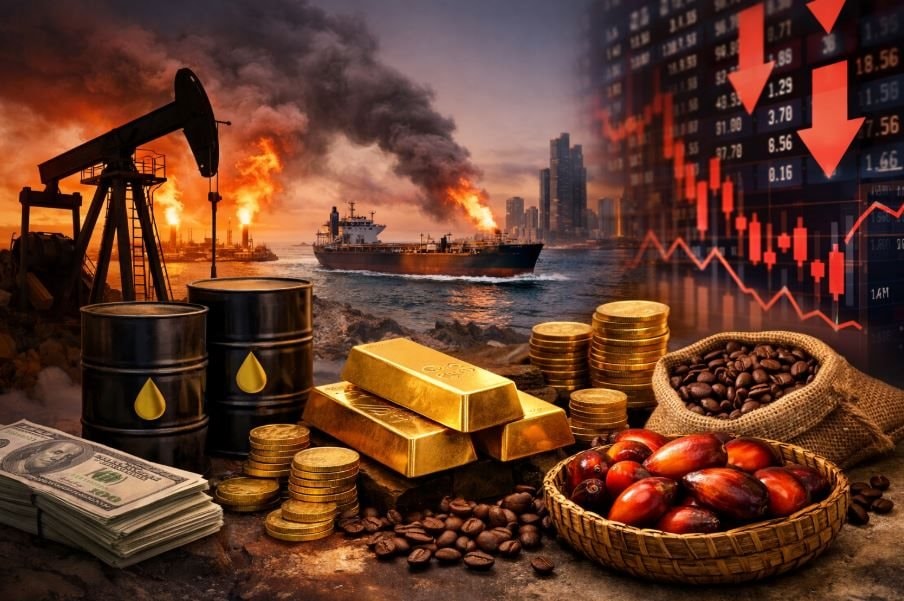 Thị trường ngày 14/3: Dầu vượt 100 USD/thùng, vàng giảm tuần thứ hai liên tiếp, dầu cọ tăng mạnh