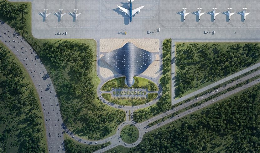 Chiêm ngưỡng nhà ga VIP quy mô 8.500 m² do Sun Group đầu tư lấy cảm hứng từ loài cá đại bàng biển
