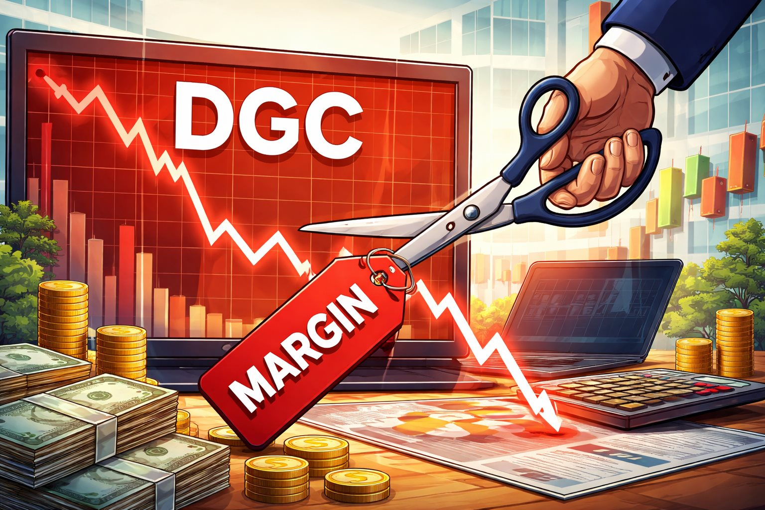 CTCK thông báo cắt margin cổ phiếu Hóa chất Đức Giang giữa cơn bão bán tháo