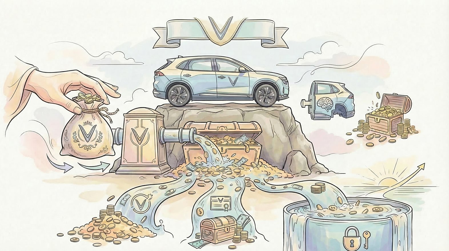 VinFast 'sẵn sàng' 80.000 tỷ để tiêu, chớp cơ hội trước tình hình giá xăng tăng cao