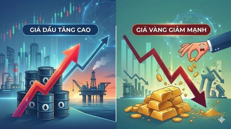 Thị trường ngày 19/3: Chiến sự Trung Đông thổi bùng biến động, dầu vượt 110 USD, vàng sụt mạnh, thị trường tài chính chao đảo