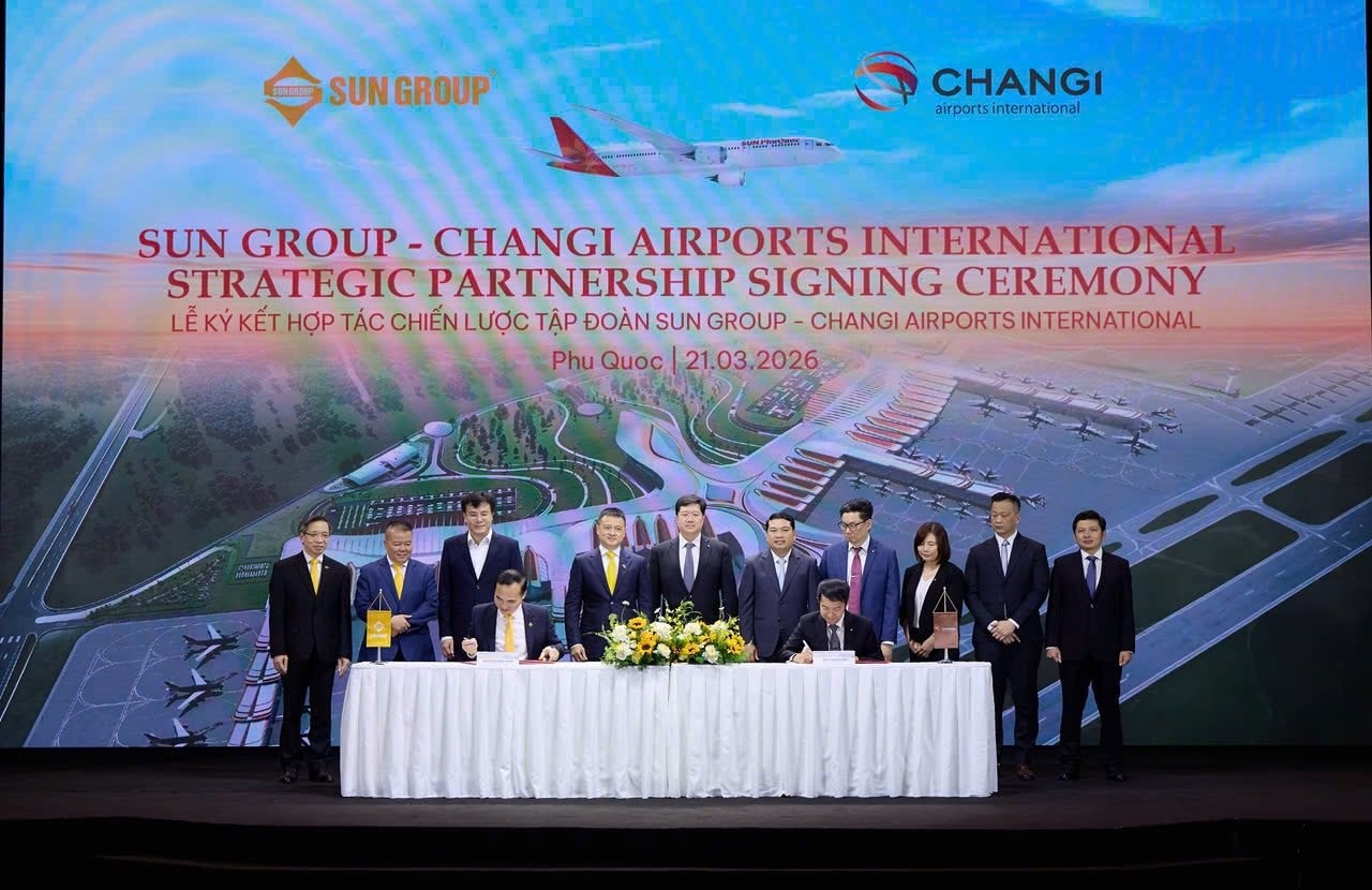 Sun Group và Changi Airports International hợp tác quản lý, vận hành sân bay Phú Quốc
