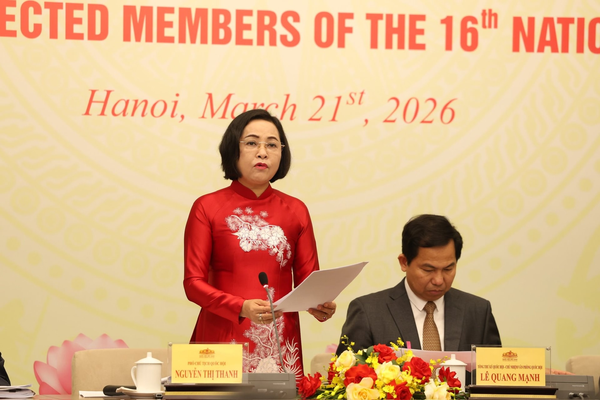 Công bố danh sách chính thức Đại biểu Quốc hội khóa XVI