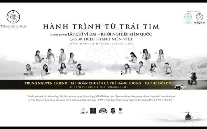Trung Nguyên Legend tiếp tục triển khai Hành trình Từ Trái Tim – Hành trình kiến tạo khát vọng lớn cho thanh niên Việt