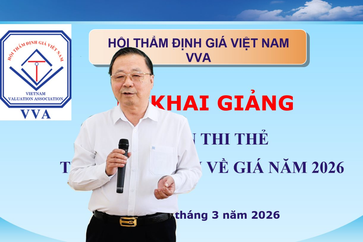 Khai giảng lớp ôn thi Thẻ Thẩm định viên về giá lần thứ 17 