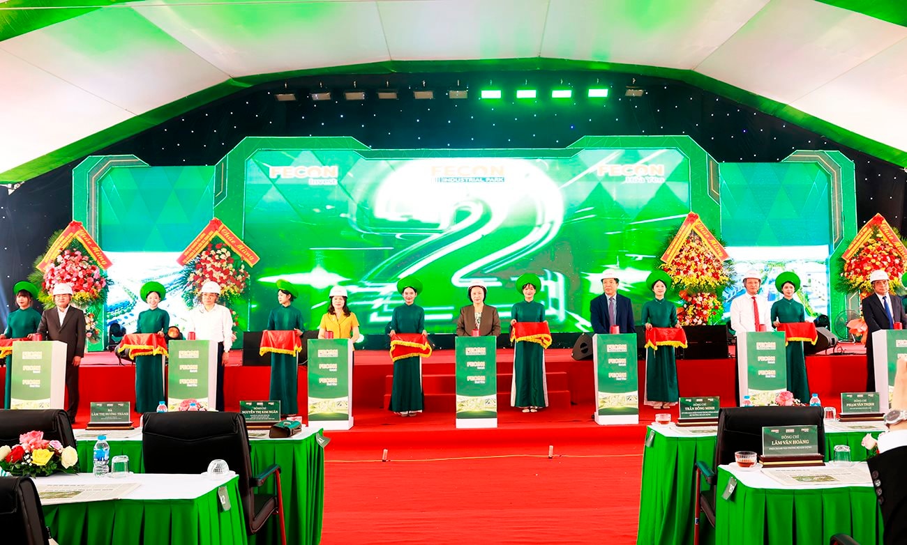 FECON khởi công KCN Hoà Yên hơn 3.700 tỷ đồng tại Bắc Ninh