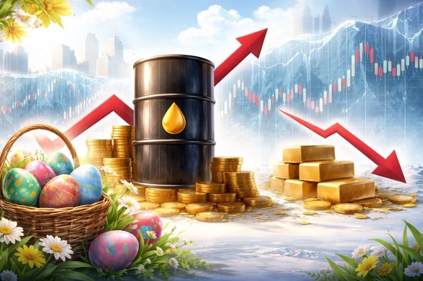 Thị trường ngày 4/4: Nghỉ lễ Phục Sinh, thanh khoản “đóng băng”, dầu neo đỉnh, vàng yếu