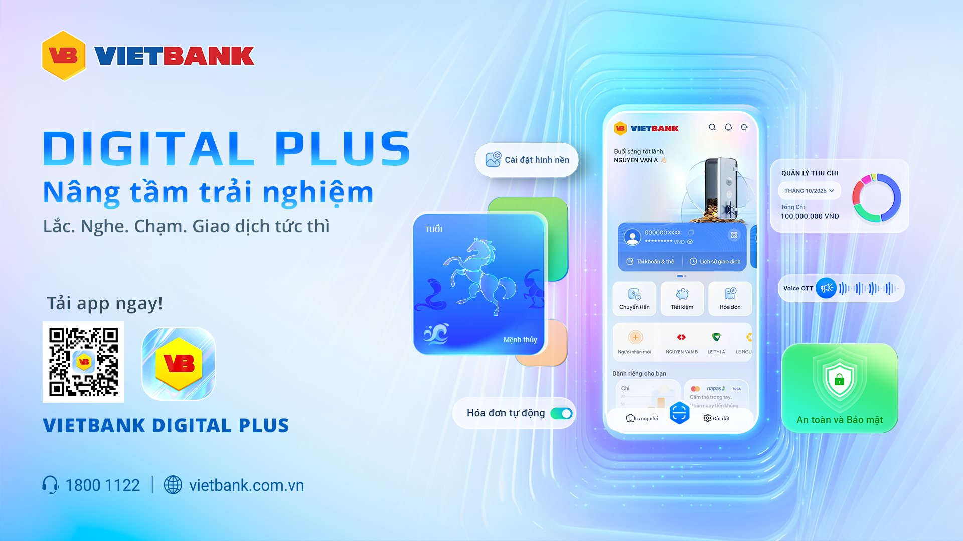 Vietbank Digital Plus ngân hàng số cho người dùng hiện đại