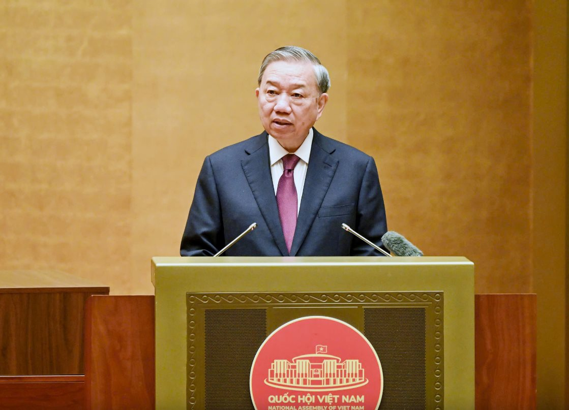 Tổng Bí thư, Chủ tịch nước Tô Lâm phát biểu chỉ đạo Hội nghị toàn quốc quán triệt Nghị quyết Hội nghị Trung ương 2