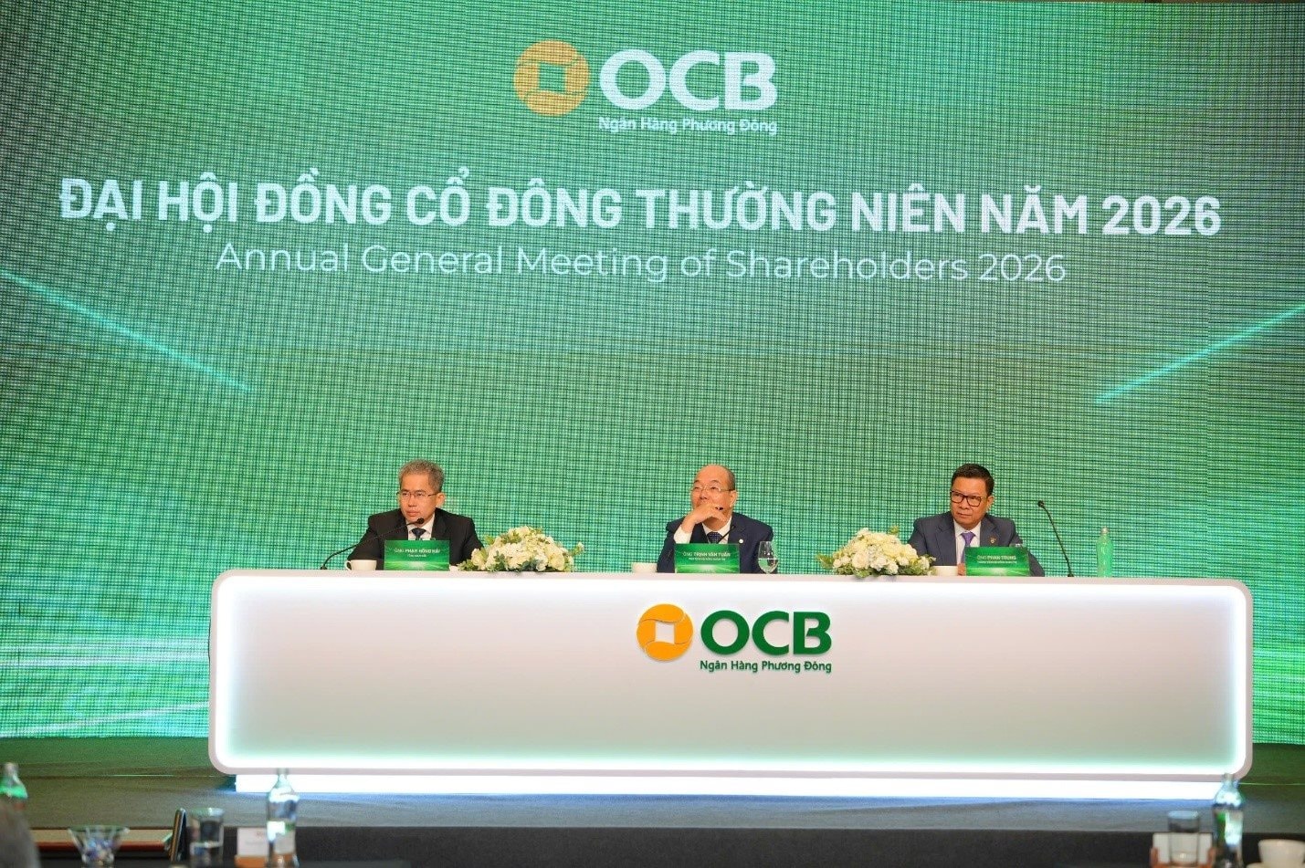 ĐHĐCĐ OCB: Mục tiêu lợi nhuận 2026 tăng 39%, đạt 6.960 tỷ đồng