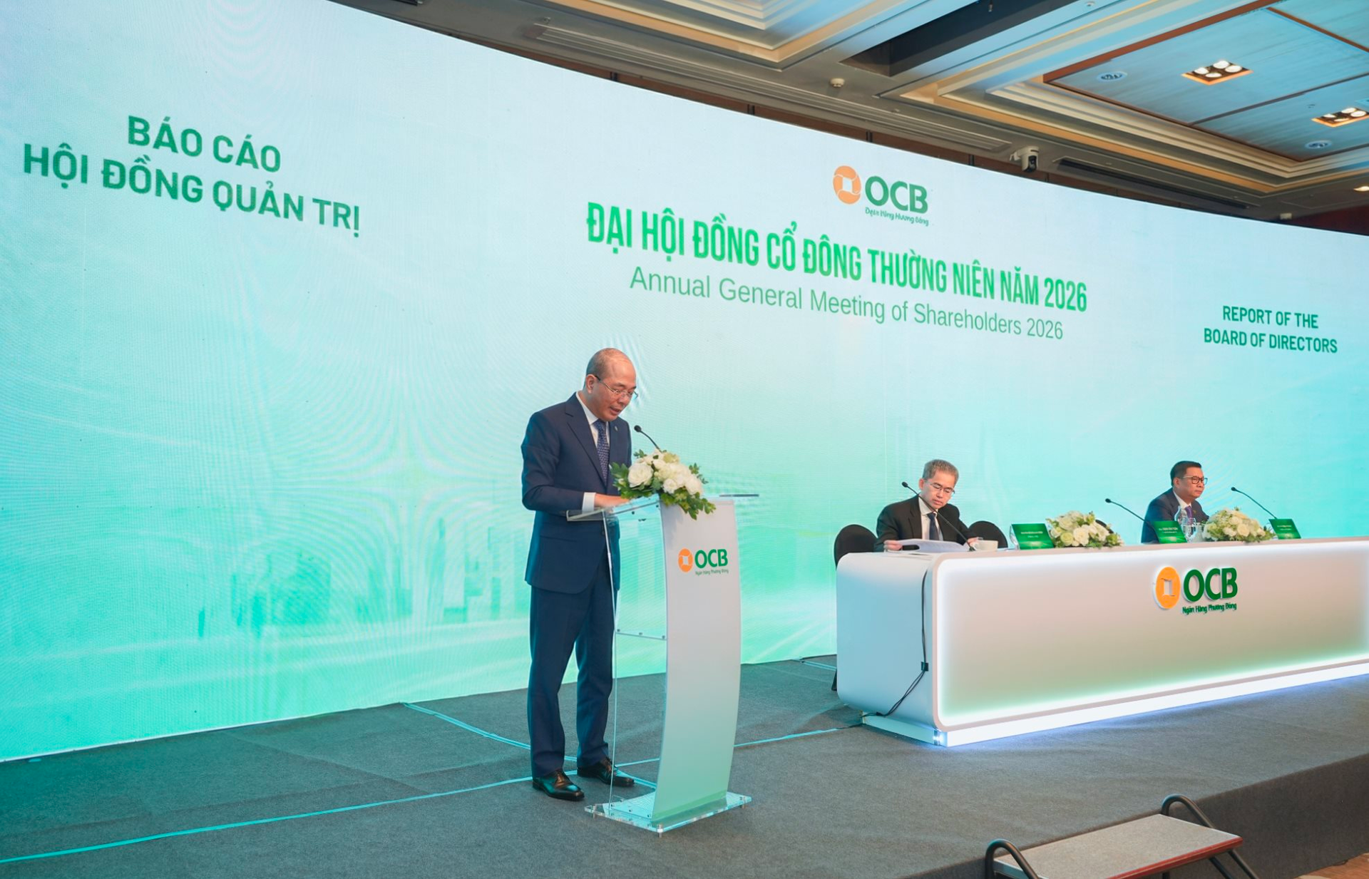 ĐHĐCĐ OCB: Mục tiêu lợi nhuận 2026 tăng 39% so với năm 2025, đạt 6.960 tỷ đồng; tăng vốn điều lệ lên trên 30.600 tỷ