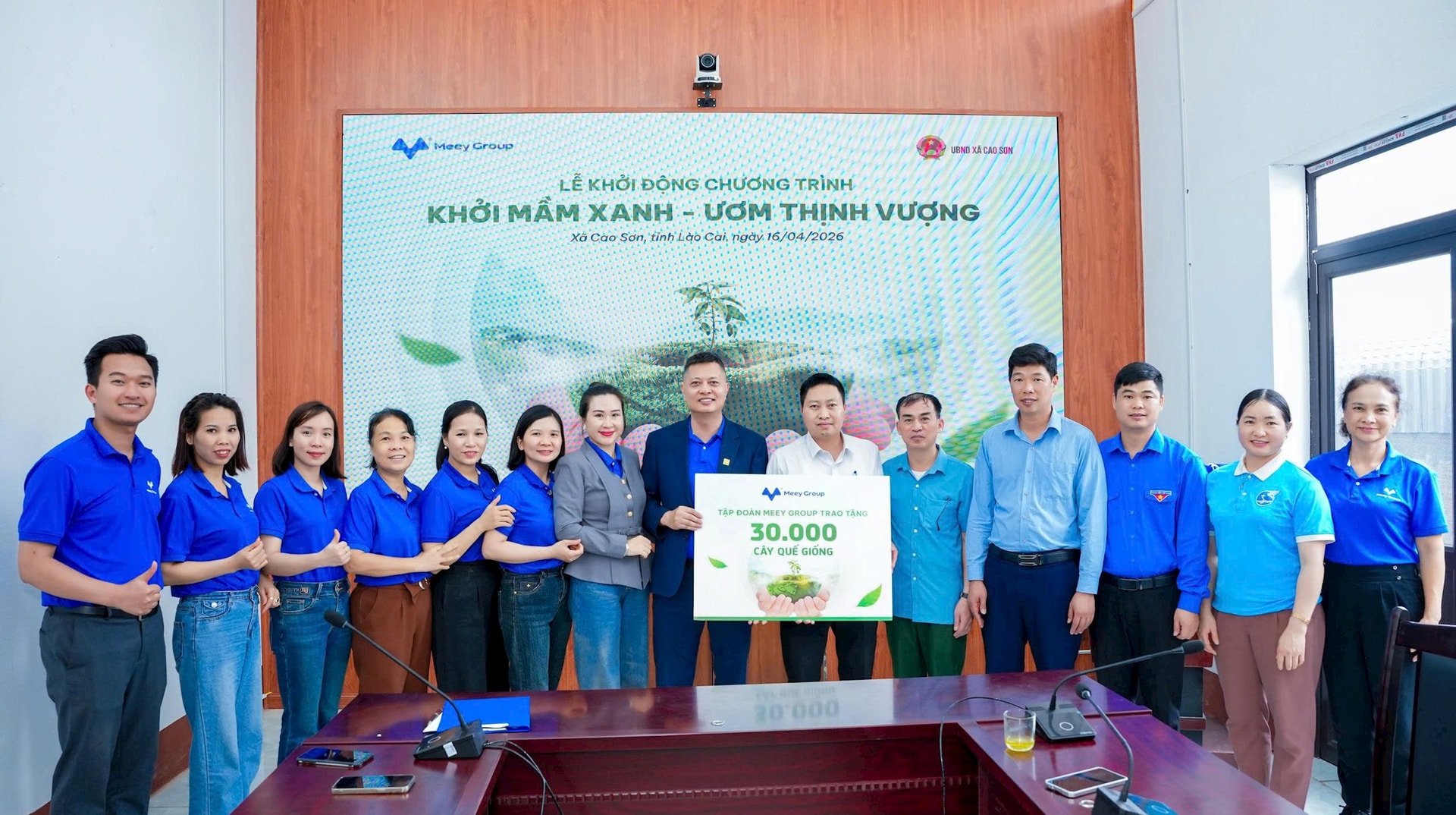 Meey Group khởi động chương trình “Khởi mầm xanh - Ươm thịnh vượng” tại Lào Cai