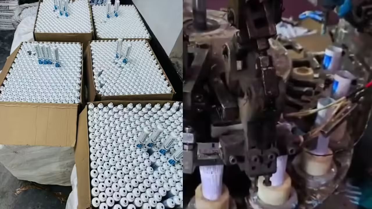 Đột kích một nhà máy, cảnh sát triệt phá đường dây sản xuất kem đánh răng giả tinh vi, thu giữ 13.000 tuýp kem và 130kg hỗn hợp hoá chất