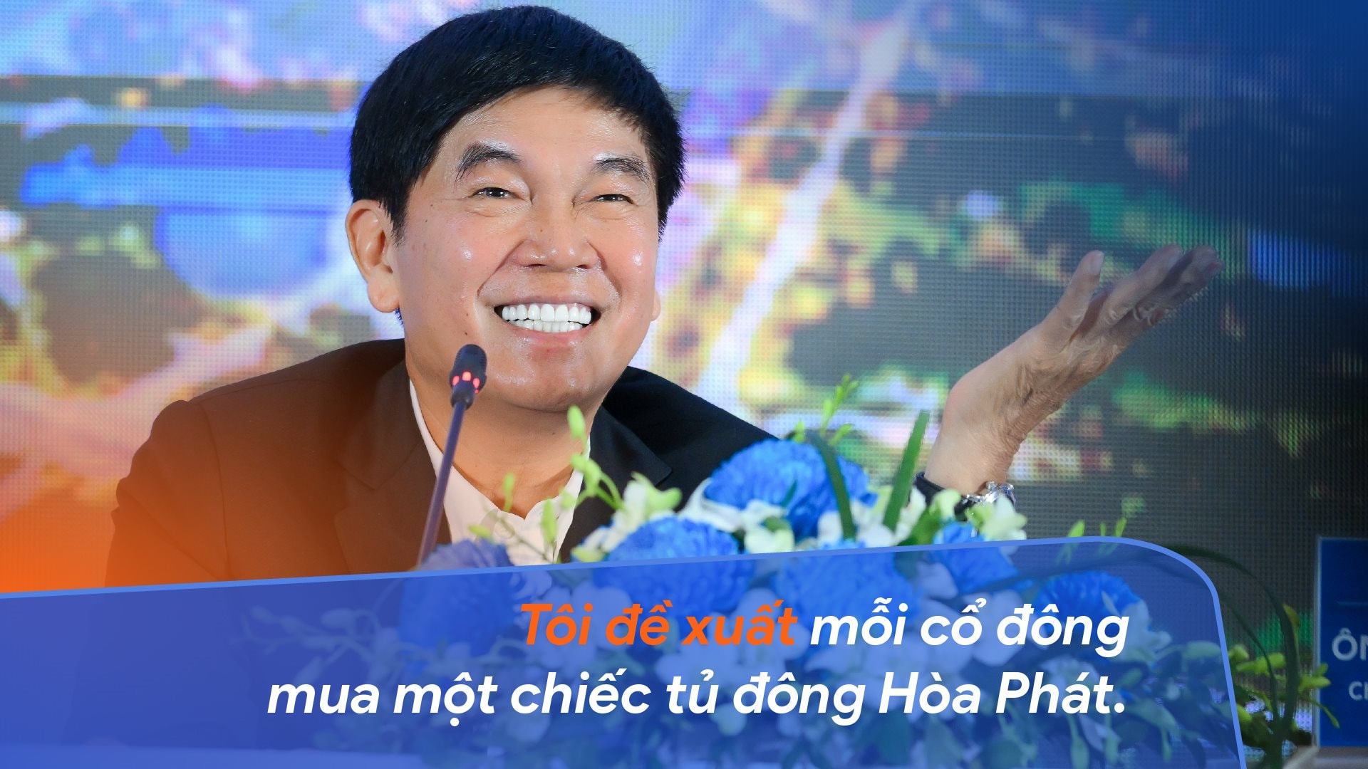 ‘Hòa Phát không nên hết nợ, vì thế thì ngân hàng hết việc’ và loạt phát ngôn đáng chú ý của Chủ tịch Trần Đình Long