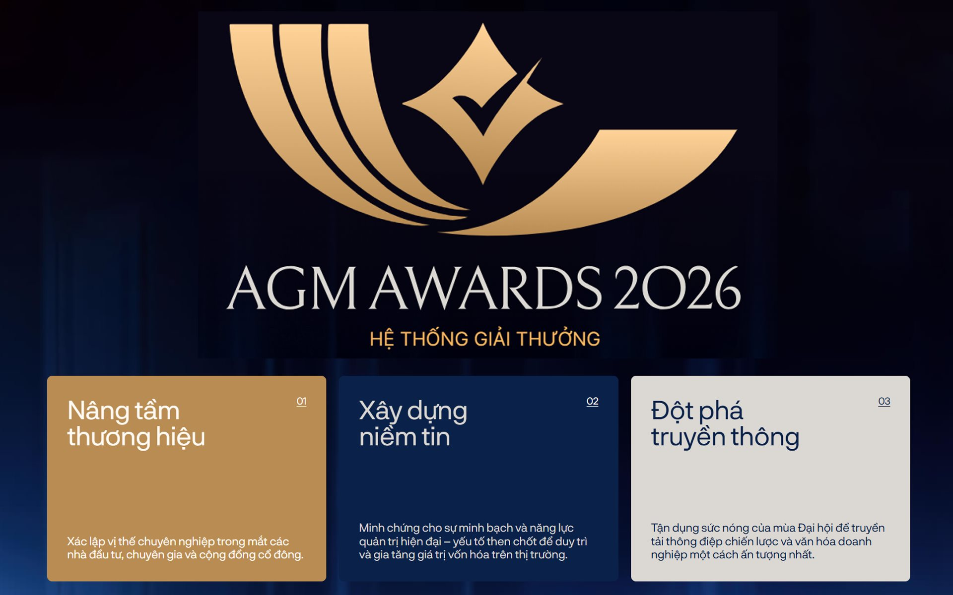 AGM Awards 2026 với 2 “hệ quy chiếu” đánh giá: Từ góc nhìn chuyên gia đến tiếng nói của nhà đầu tư
