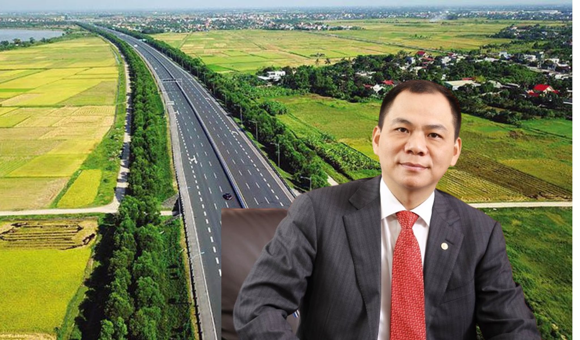 Tin vui tại dự án cao tốc 124 km do liên danh Vingroup của tỷ phú Phạm Nhật Vượng đầu tư
