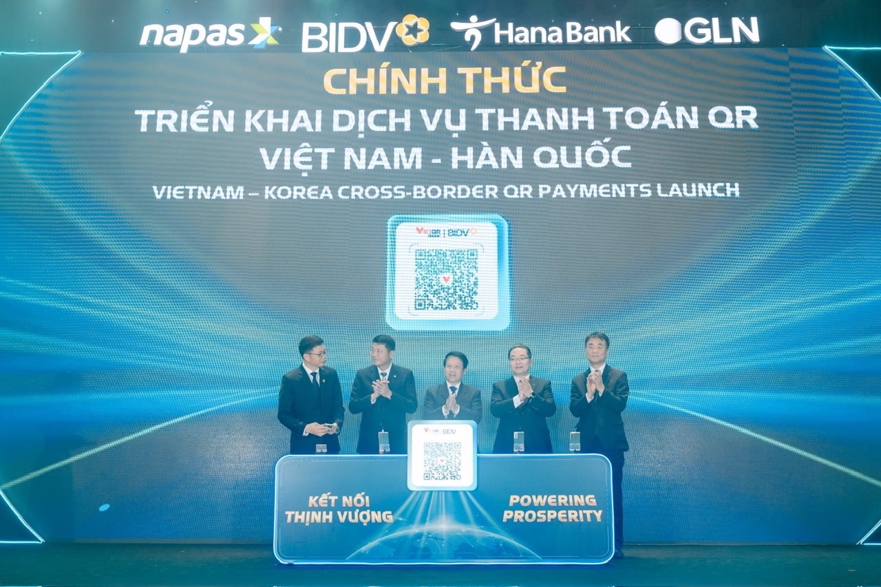 BIDV, Hana Bank và các đối tác triển khai dịch vụ thanh toán QR Việt - Hàn