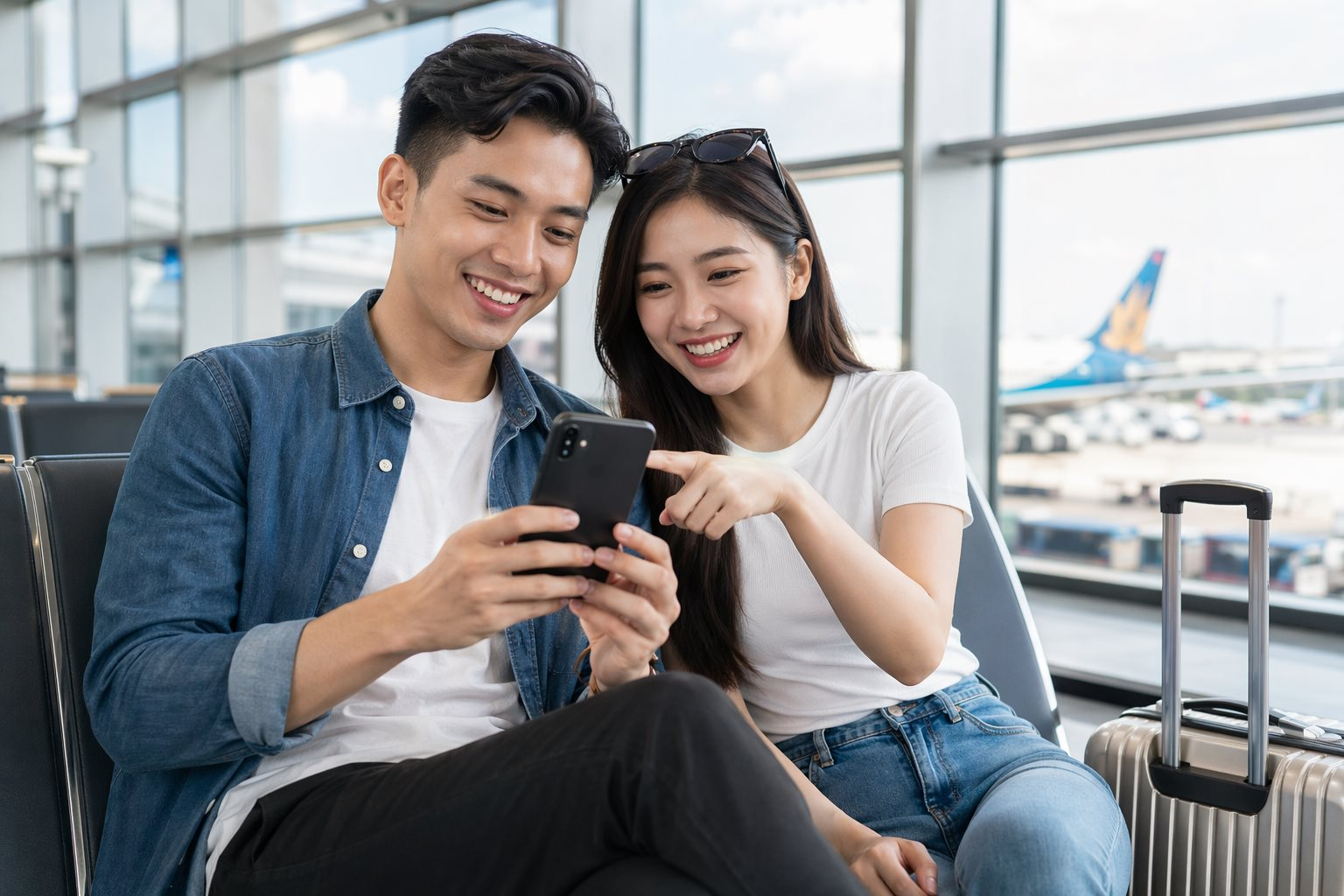 Tiết kiệm tới 1 triệu đồng khi đặt vé máy bay qua app ngân hàng