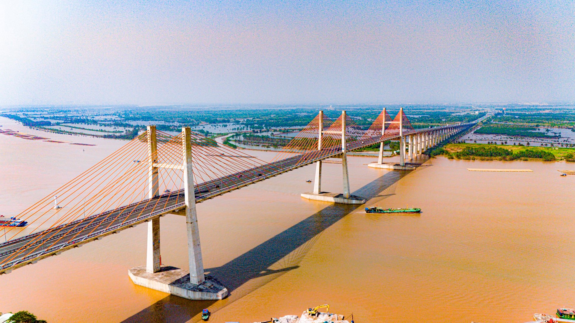 Siêu cầu dây văng dài 5 km do người Việt tự thiết kế, thi công: Riêng dây cáp nặng 800 tấn, lọt top 3 thế giới về số nhịp
