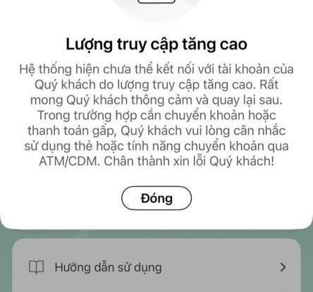 Tối 5/5: Lượng giao dịch tăng cao, Techcombank thông báo quan trọng tới người cần chuyển tiền