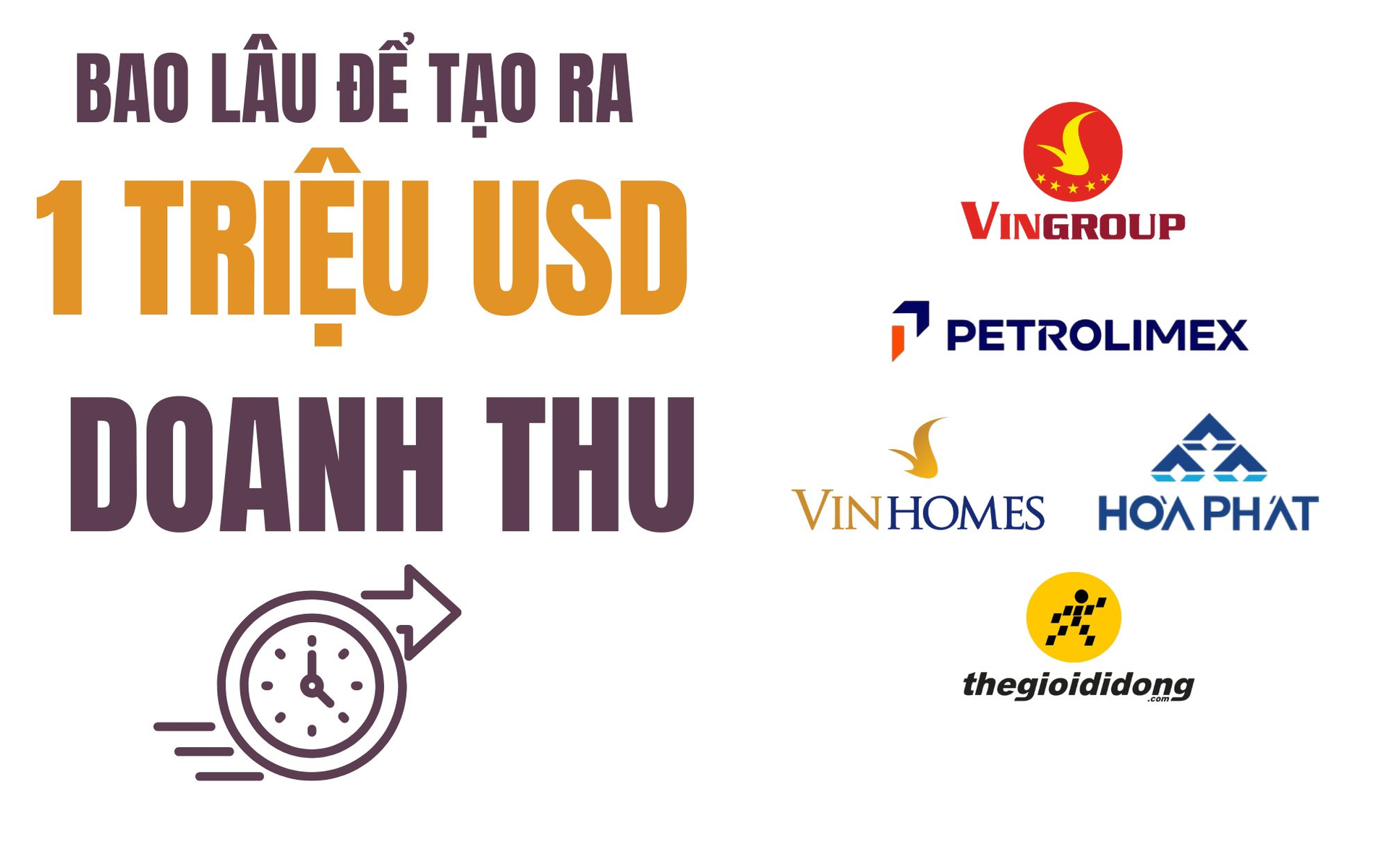 Những 'đại gia' Việt chỉ mất chưa đầy 1 giờ để kiếm 1 triệu đô
