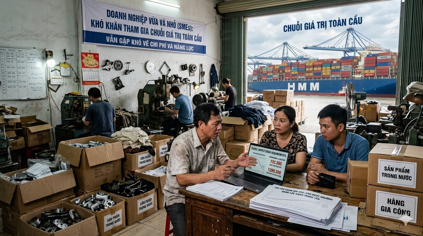 Doanh nghiệp nhỏ đứng ngoài cuộc chơi chuỗi giá trị toàn cầu?