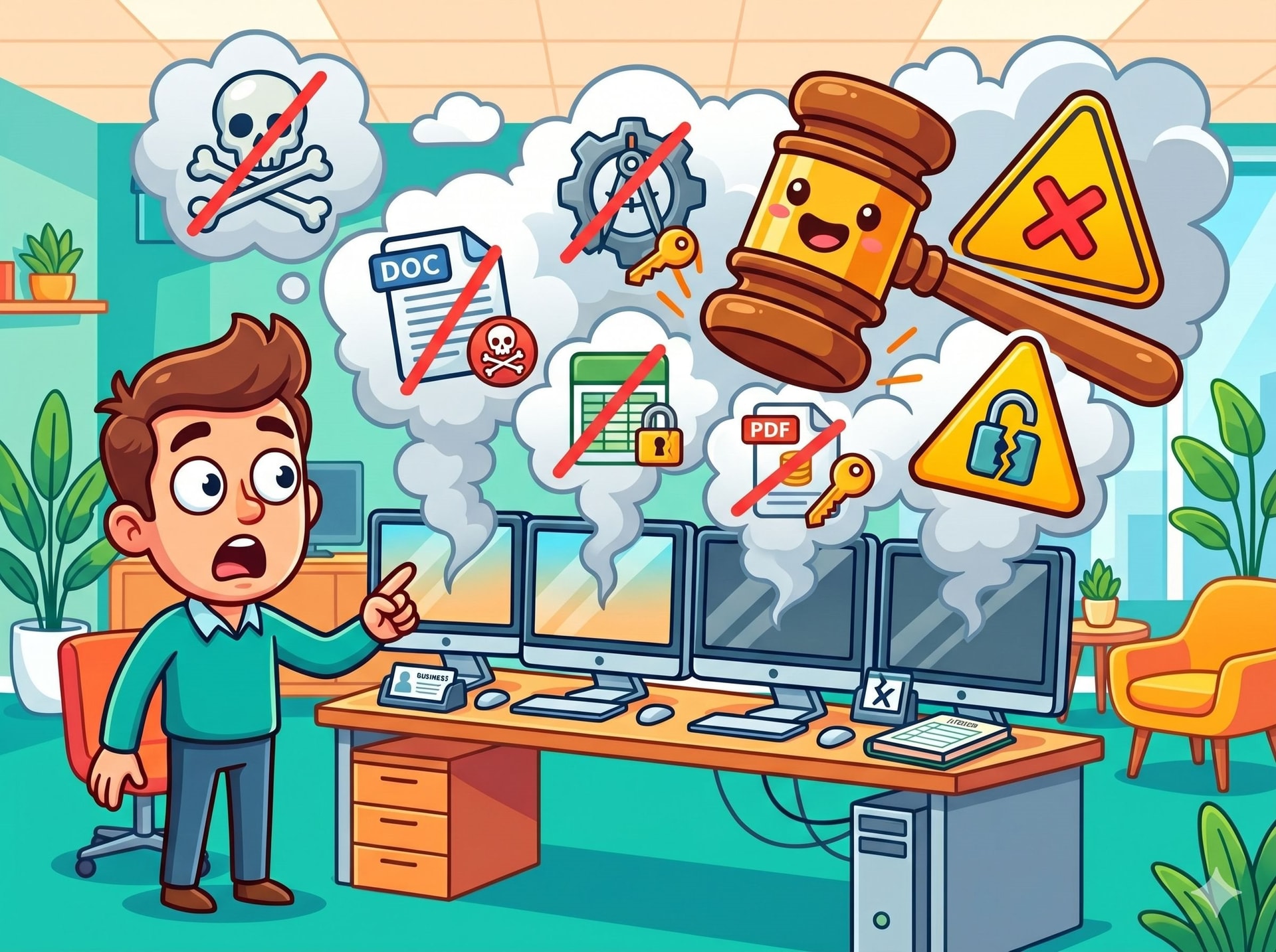 Cảnh báo khẩn: Hàng loạt web "lậu" đóng cửa, doanh nghiệp đối diện án phạt nặng nếu tiếp tục dùng phần mềm không bản quyền