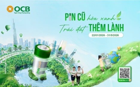 Phong cách sống xanh lan tỏa mạnh mẽ từ chiến dịch thu gom pin cũ của OCB