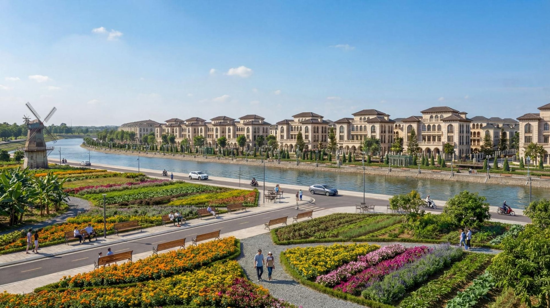 Choáng ngợp siêu dinh thự cho giới tài phiệt của Sunshine Group: Diện tích 2.500m2, trải dài 11km ven sông nằm ngay trục kết nối với Ciputra