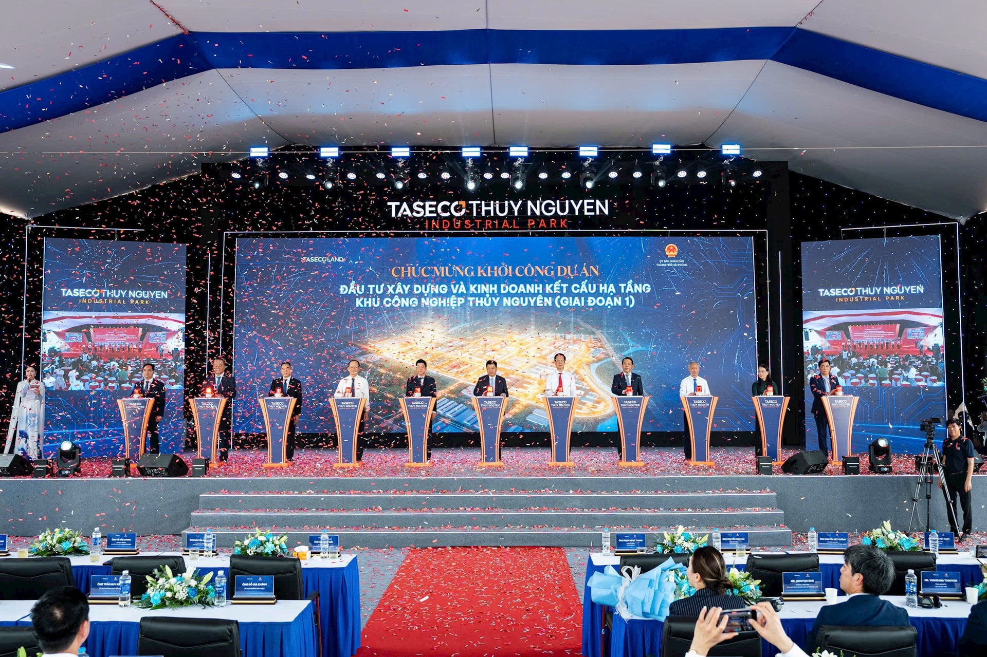Khởi công KCN Thủy Nguyên (Hải Phòng) quy mô gần 250 ha, tổng vốn đầu tư 4.000 tỷ đồng