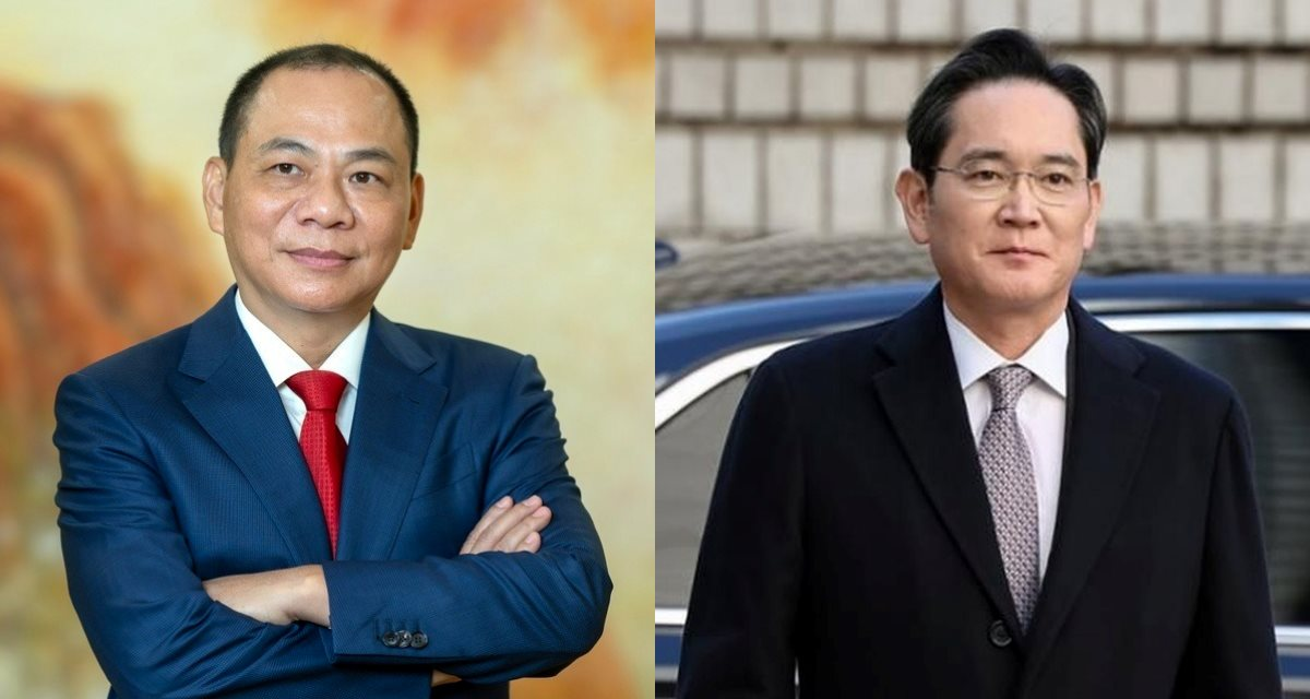Đứng đầu “đế chế” nghìn tỷ USD, tài sản của Chủ tịch Samsung vẫn thua ông Phạm Nhật Vượng