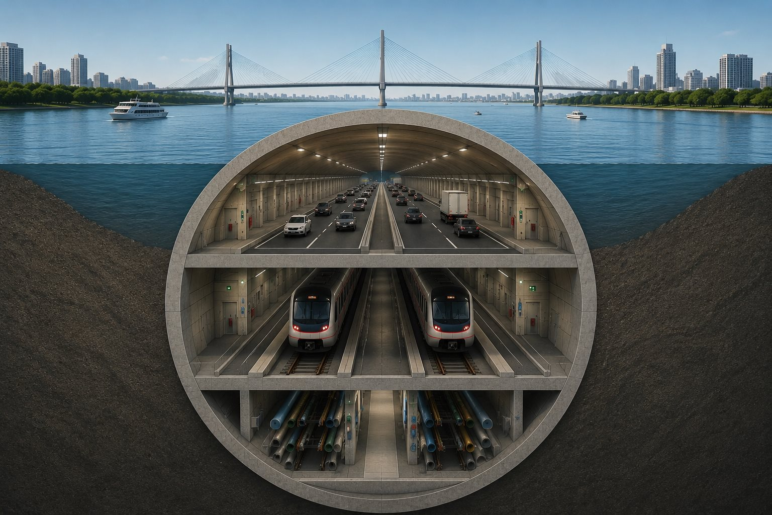 Chưa từng có trong lịch sử: Hà Nội tính xây công trình ngầm kết hợp cả metro và đường bộ dưới lòng đất, tương tự hàng loạt công trình của Trung Quốc 
