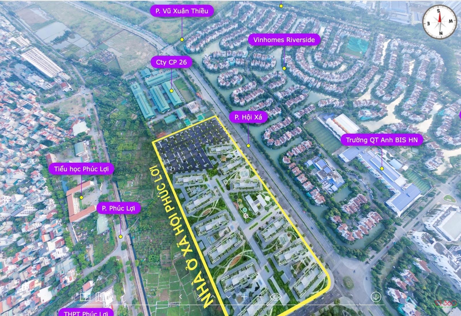 Hà Nội sẽ có dự án nhà ở xã hội hơn 1.900 căn cạnh khu nhà giàu Vinhomes Riverside