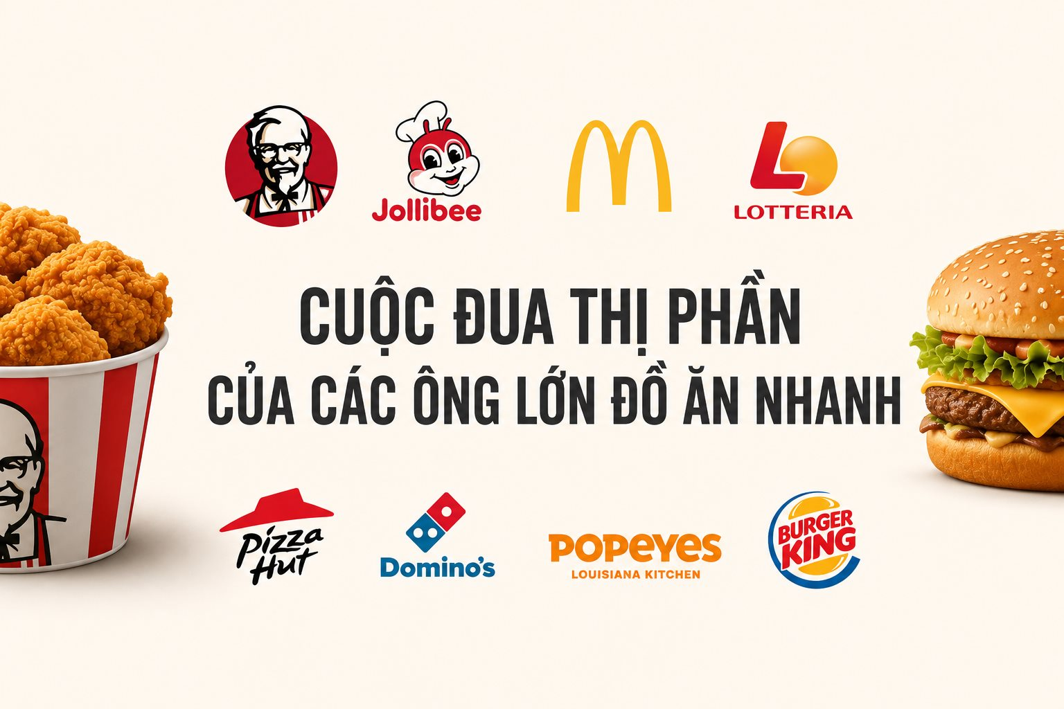 5 ngày lại mở một cửa hàng, KFC sẽ vượt Jollibee, đe dọa ngôi vị vương của Lotteria?
