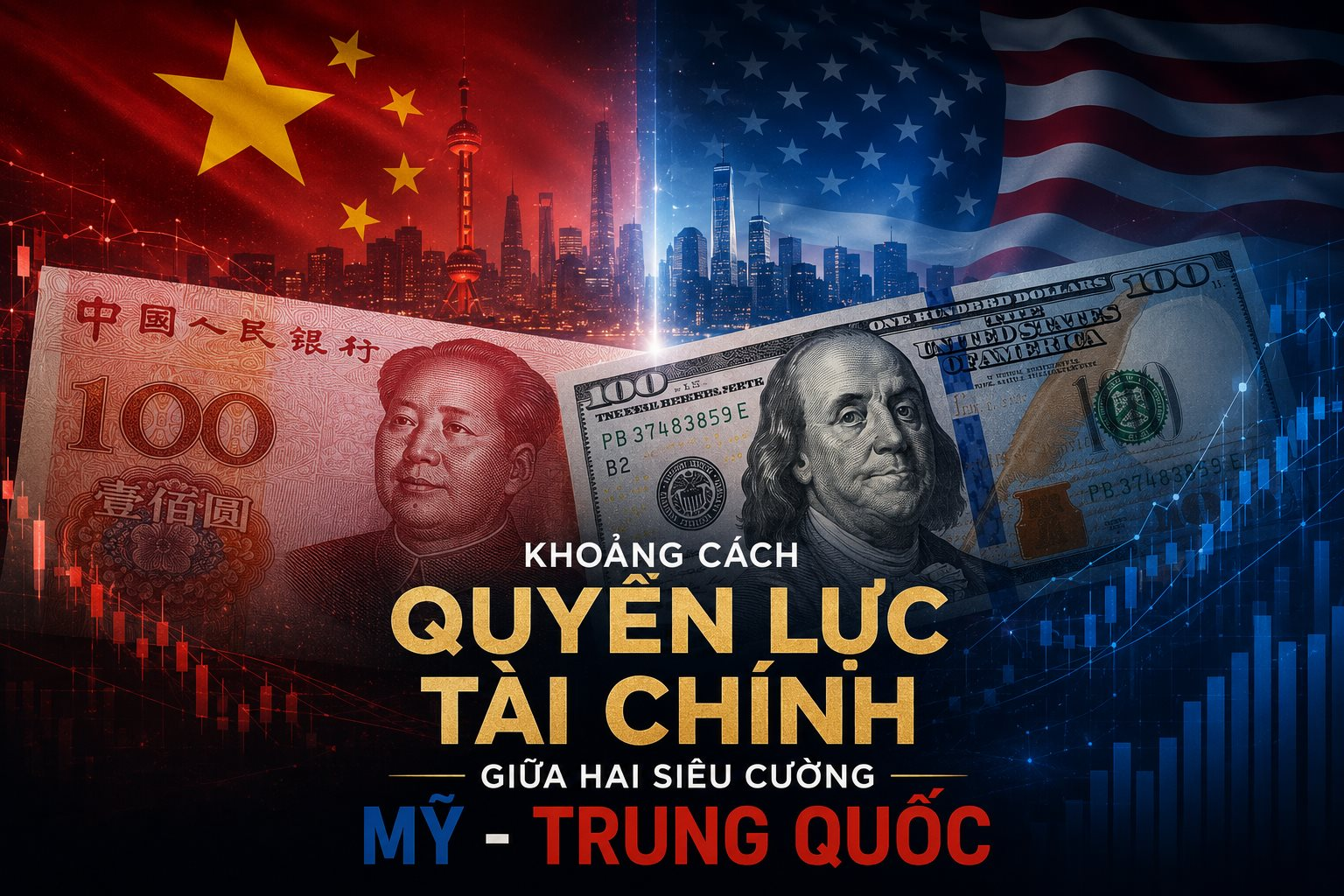 Trung Quốc giàu mạnh thứ 2 thế giới nhưng đồng nhân dân tệ vẫn vắng bóng trong tài chính toàn cầu, tụt hậu 40 năm, khó soán ngôi USD