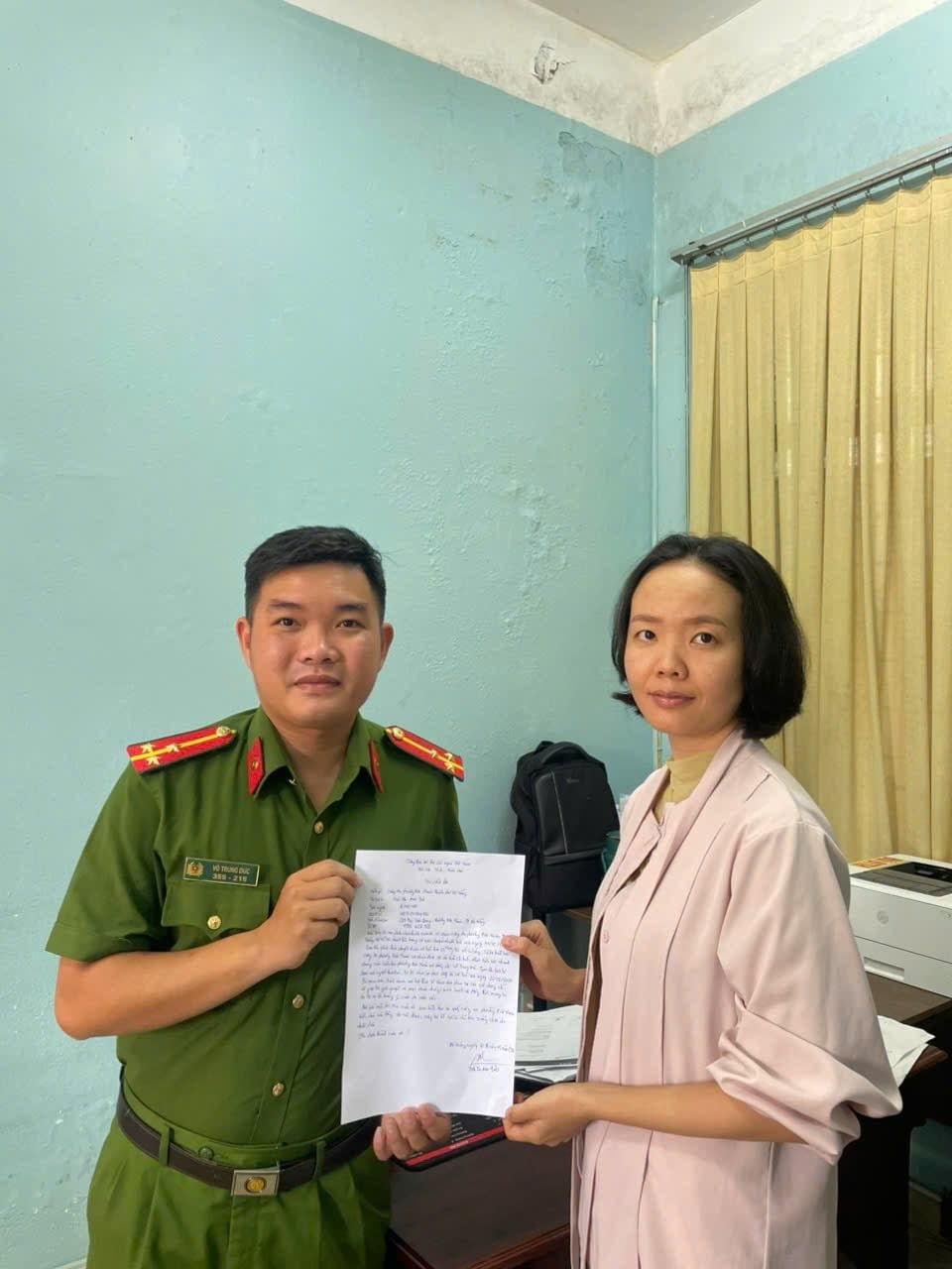 Sau hơn 2 tháng chuyển khoản thành công 53.513.000 đồng, người phụ nữ SN 1991 phải đến công an trình báo