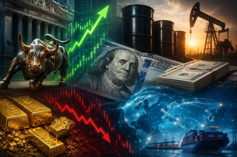 Thị trường ngày 23/5: Dow Jones lập đỉnh lịch sử, dầu và USD neo cao, vàng giảm tuần thứ hai liên tiếp