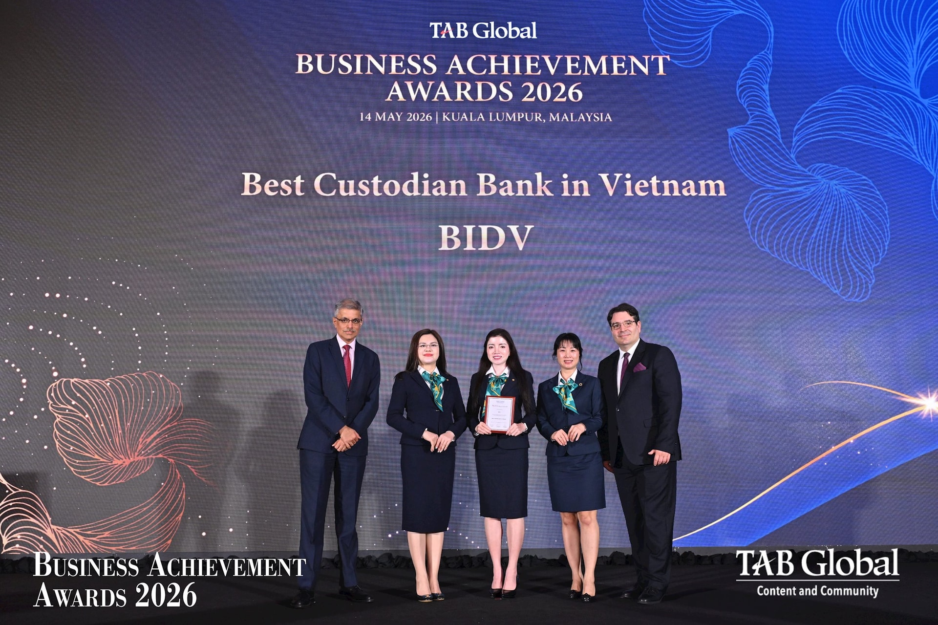 BIDV giữ vững vị thế Ngân hàng lưu ký tốt nhất Việt Nam