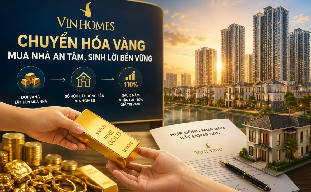 “Đổi vàng lấy nhà Vinhomes” - Ngân hàng Nhà nước lên tiếng chính thức