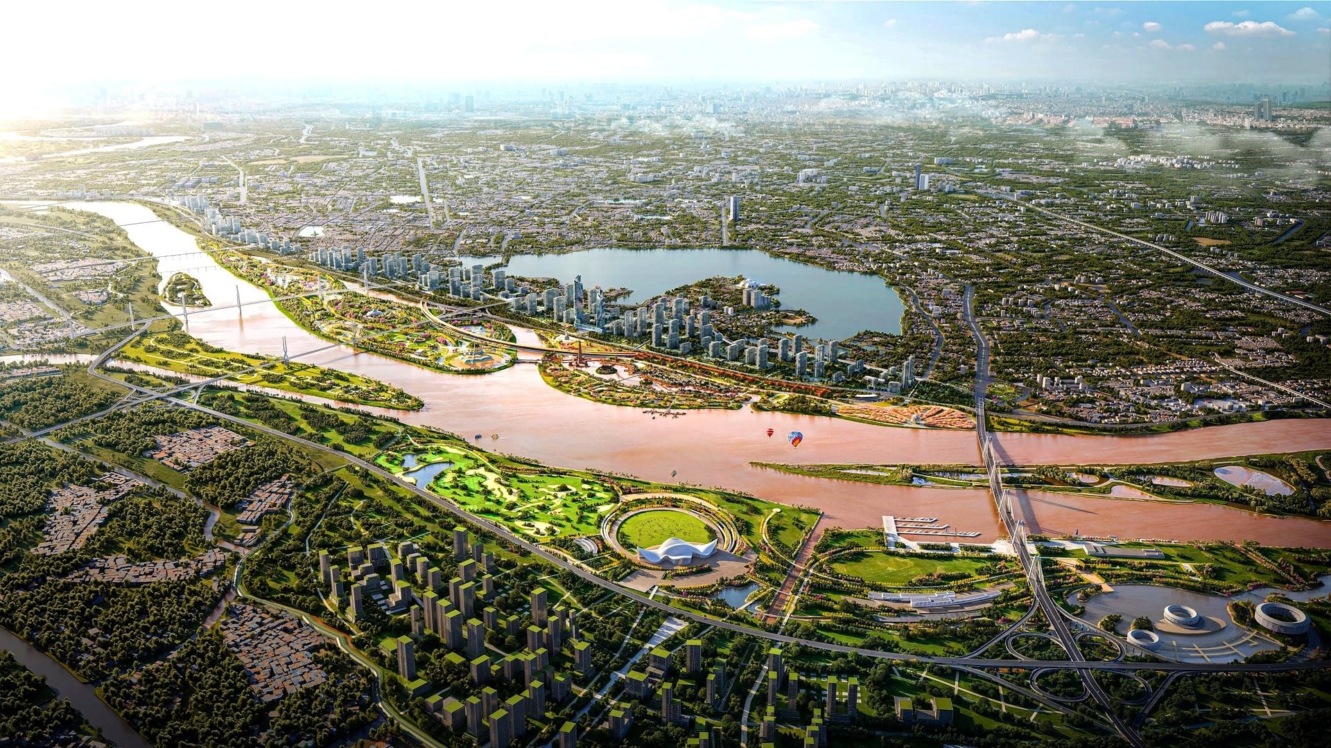 Phó Thủ tướng chỉ đạo "nóng" về GPMB siêu dự án Trục Đại lộ cảnh quan sông Hồng 28 tỷ USD 