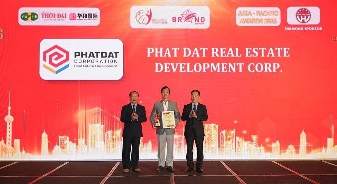 Phát Đạt (PDR) nhận giải Top 10 Thương hiệu Tiêu biểu Châu Á - Thái Bình Dương 2026