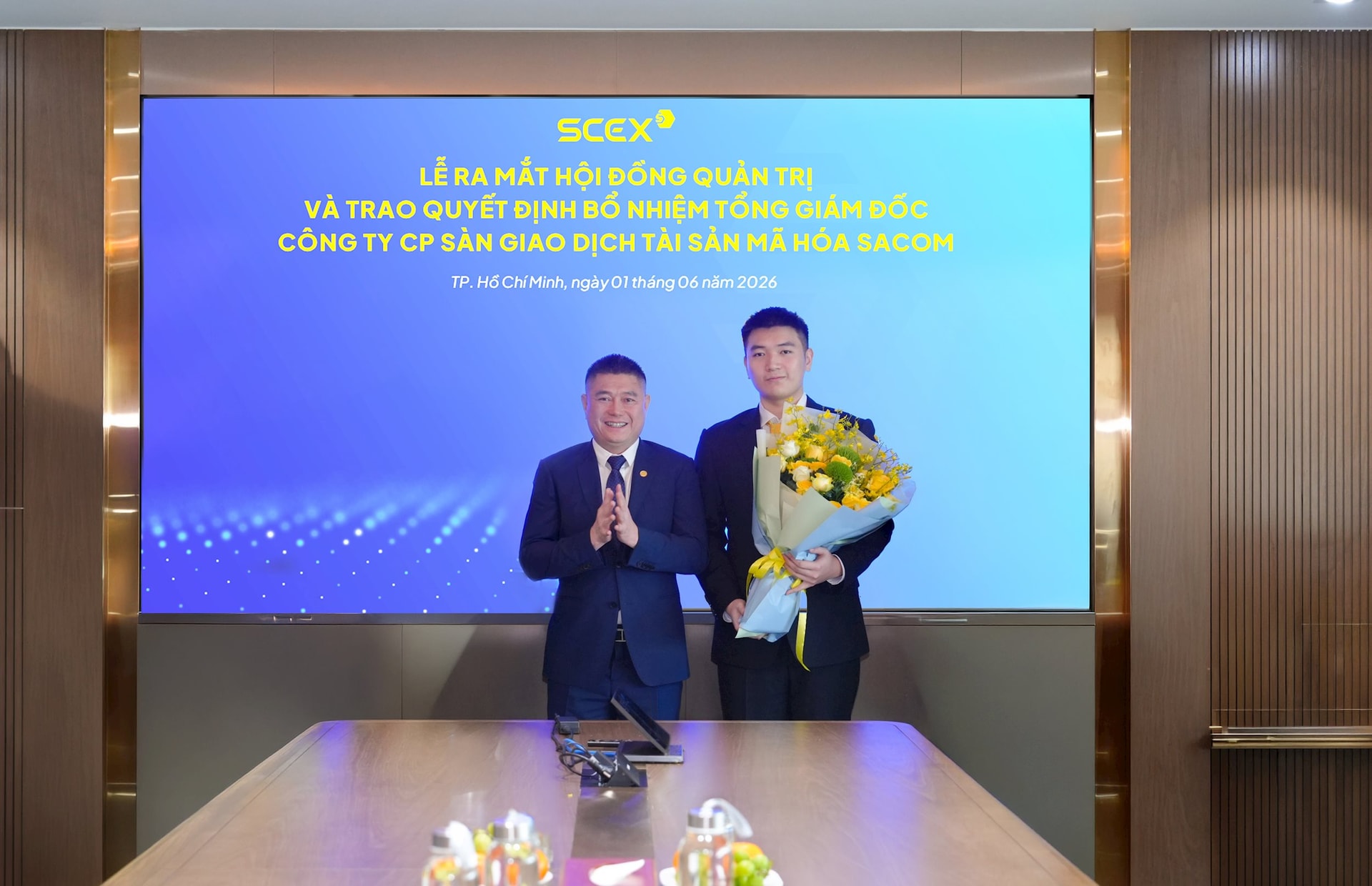 Con trai genZ của ông Nguyễn Đức Thụy làm Phó Chủ tịch sàn tiền số SCEX