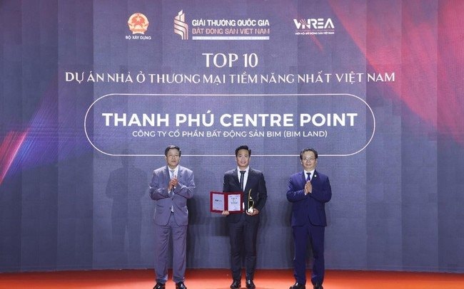 Thanh Phú Centre Point được vinh danh tại Giải thưởng Quốc gia Bất động sản Việt Nam