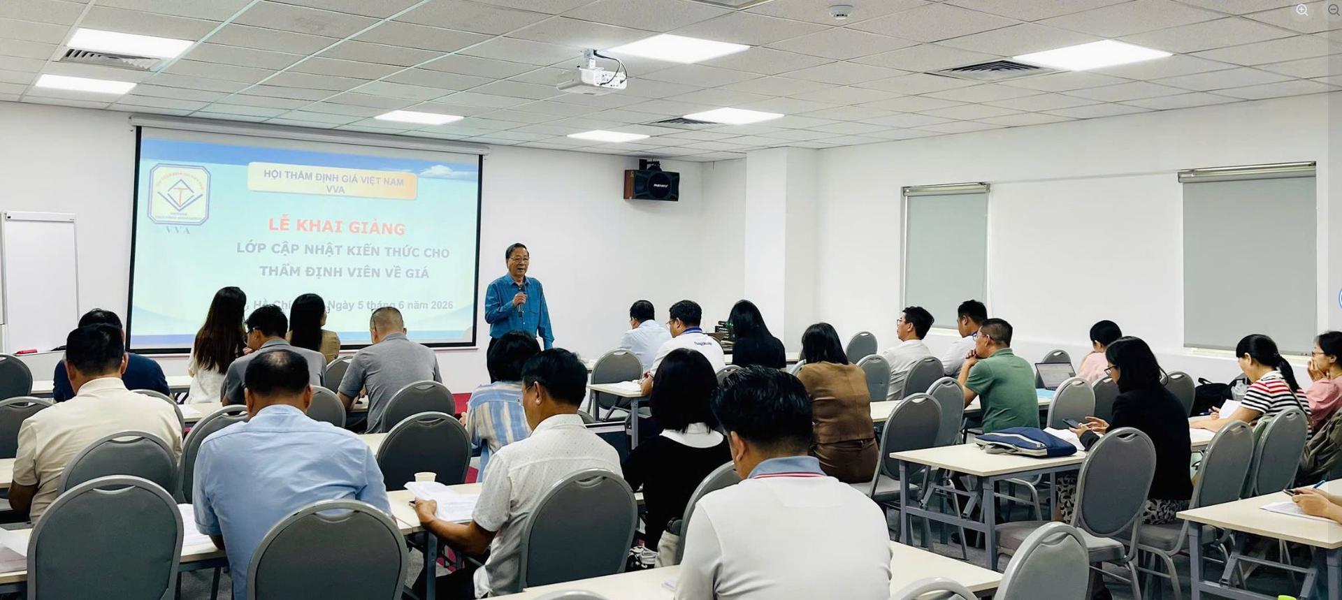 Hội Thẩm định giá Việt Nam khai giảng lớp cập nhật kiến thức về thẩm định giá tại TP.HCM