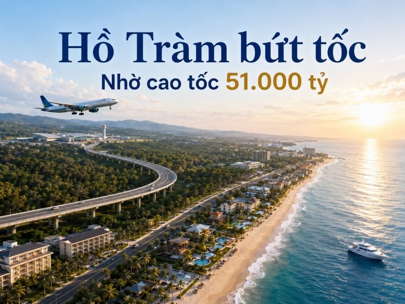 Đón siêu cao tốc 51.000 tỷ, vùng biển cách TP.HCM 150 km trở thành “Tổ Đại bàng” hút dòng vốn tỷ đô