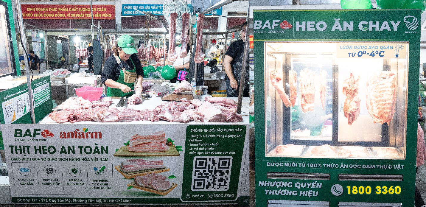BAF tham gia sàn giao dịch thịt heo